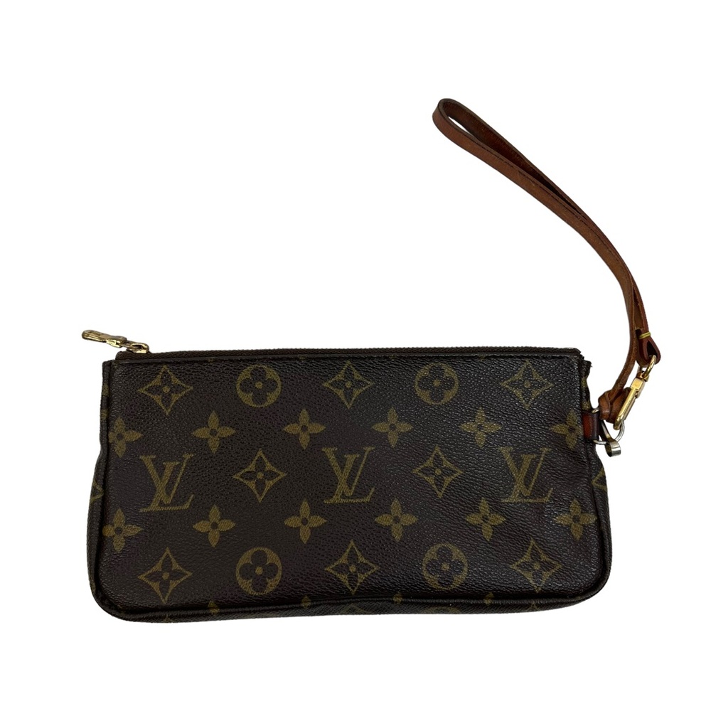 Louis Vuitton Monogram Coated Canvas Sac Shopping Tote Pochette Accessory Pouch
